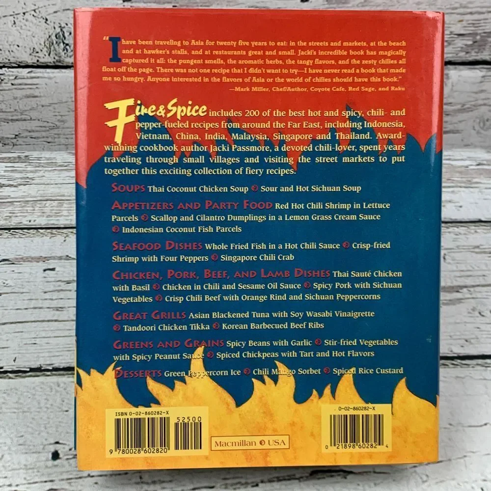 Fire & Spice 200 Hot & Spicy Recipes from the Far East by Jacki Passmore HB 1996